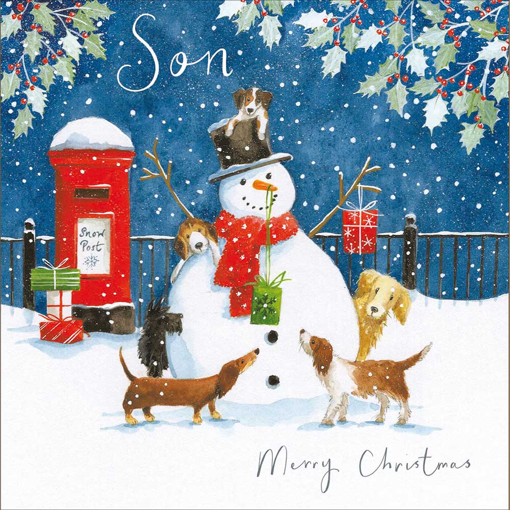 633386 SUPER SON CHRISTMAS CARD - Image 1