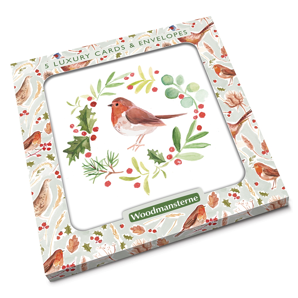 641343 CHRISTMAS ROBIN CHRISTMAS CARDS - Image 1