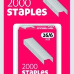 CARD 2000 26/6 STAPLES