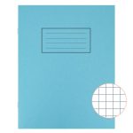 EXERCISE BOOK 7MM SQUARED BLUE
