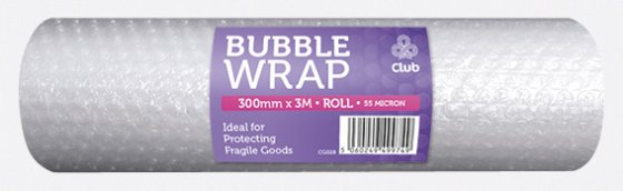 CH2001 SH00501 BUBBLE ROLL 300MM X 3MTR CP BUBBLE ROLL 300MM X 3MTR CP - Image 1