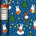 CHRISTMAS MIFFY ROLL WRAP 3M