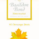 BASILDON BOND NO. 3 CHAMPAGNE WRITING PAD