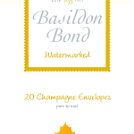BASILDON BOND NO. 3 CHAMPAGNE ENVELOPES