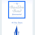 BASILDON BOND SIZE 2 BLUE WRITING PAD