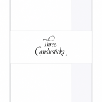 THREE CANDLESTICKS NO. 3 WHITE ENVELOPES