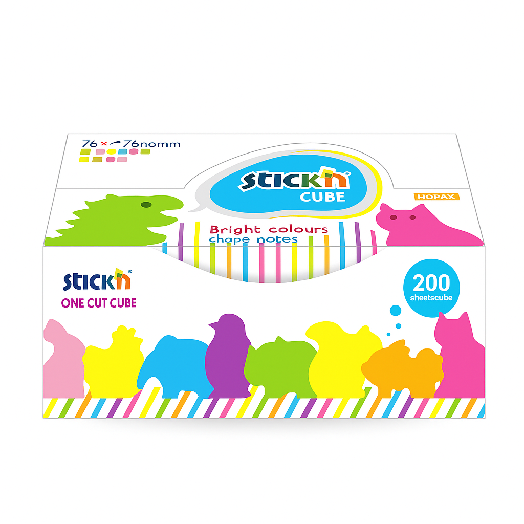 animal WIGIG NOTES REPOSITIONABLE ANIMAL SHAPES - Image 1