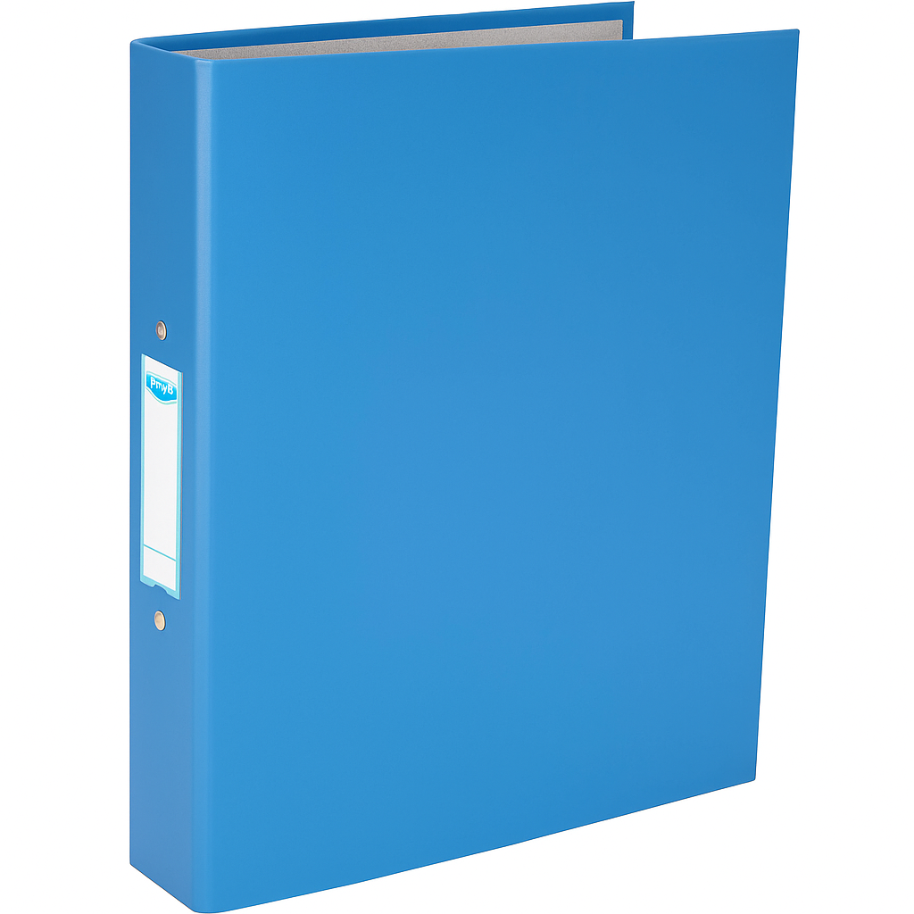blue RING BINDER A4 LINEN BLUE - Image 1