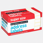SUPER SIZE SELF ADHSIVE LABELS