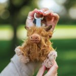 'GORDON' HIGHLAND COW PLUSH CHARACTER KEYRING - Image 2