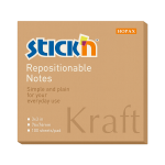 NOTES KRAFT REPOSITIONABLE 76 X 76MM