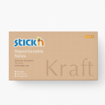 NOTES KRAFT REPOSITIONABLE 3" x 5"