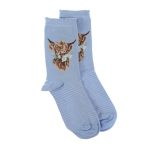 'DAISY COO' HIGHLAND COW SOCKS - Image 2
