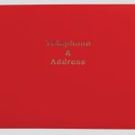 TELEPHONE AND ADDRESS BOOK