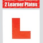 ALL MAGNETIC RED LEARNER PLATES