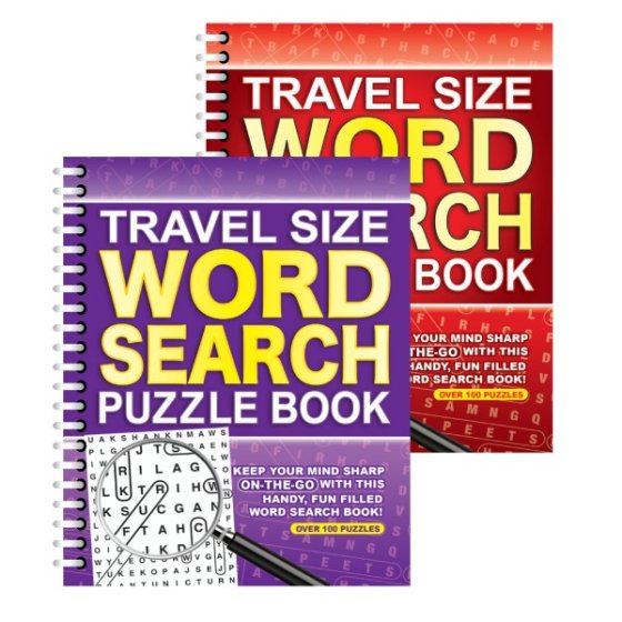 08 TRAVEL SIZE WORD SEARCH PUZZLE BOOK - Image 1