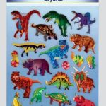 CRYSTAL STICKERS DINOSAURS