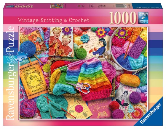 10 JIGSAW 1000 PIECE – VINTAGE KNITTING (2024 EDITION) - Image 1