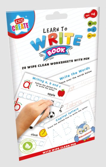 12 BOOK A5 WIPE CLEAN – LEARN TO WRITE - Image 1