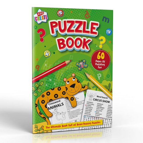 12 BOOK – PUZZLE KIDS CREATE (60 PAGES) - Image 1