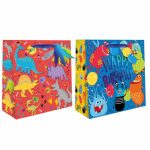 GIFT BAG – MONSTER / DINO SQUARE (JUMBO)