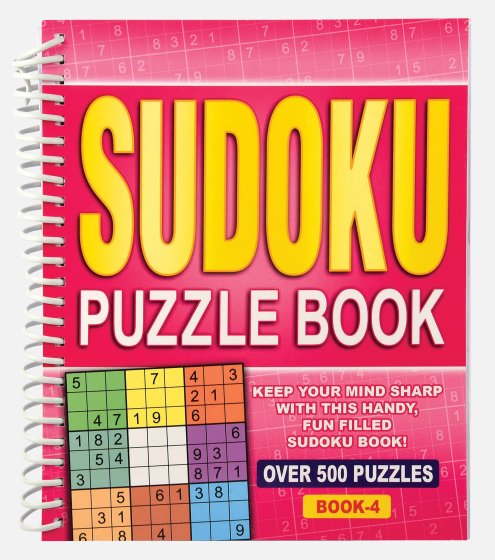 12 SUDOKU PUZZLE BOOK SPIRAL BOUND - Image 1