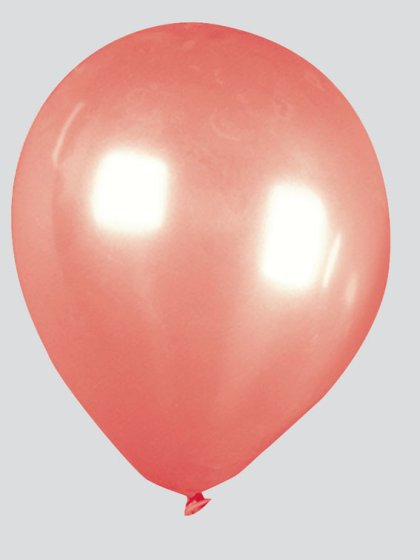 13 BALLOON SHINY ROSE GOLD 12IN - Image 1
