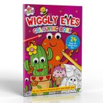 COLOURING BOOK – KIDS CREATE WIGGLY EYES