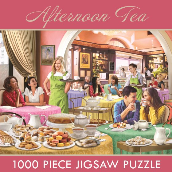 15 WIGIG JIGSAW 1000 PIECE – AFTERNOON TEA - Image 1