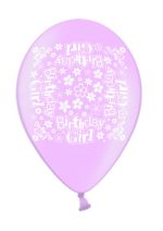BALLOON PRINTED BDAY GIRL