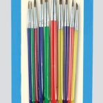 ARTIST PAINTBRUSHES CARD 10S