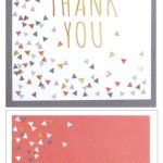 CARD TWIN PK THANK YOU DESIGNER