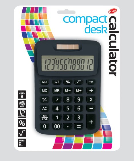 19 CALCULATOR COMPACT SOLAR CLUB - Image 1
