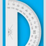 PROTRACTOR 180 DEGREE HANG PACK