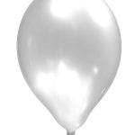 BALLOONS SATIN 11IN 8S WHITE