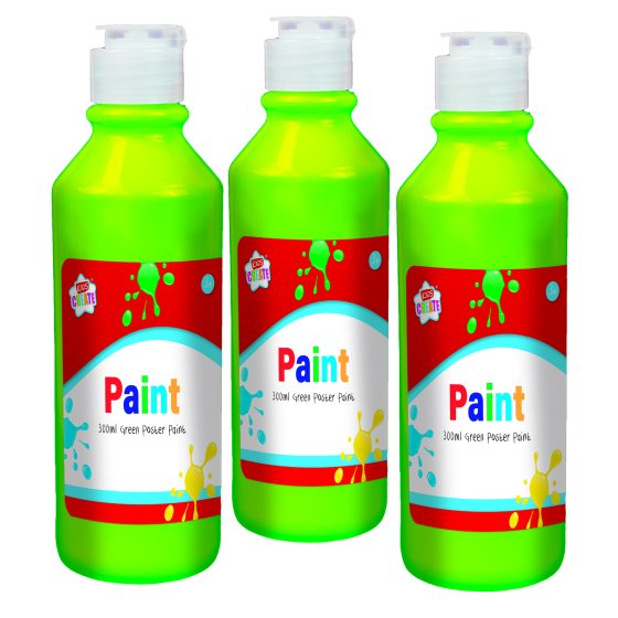 2 PAINT 300ML KIDS CREATE GREEN - Image 1