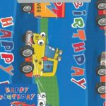 GIFT WRAP – TRUCKS (2 SHEETS + 2 TAGS)