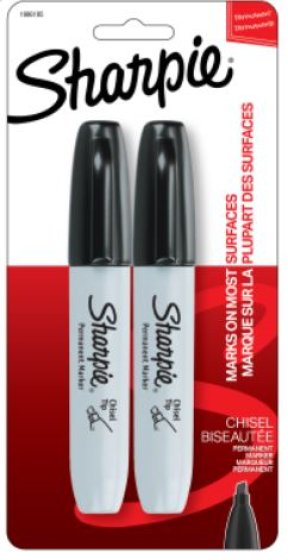 20 MARKER SHARPIE CHISEL PERM 2PK - Image 1