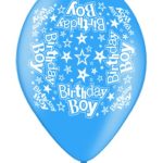 BALLOON PRINTED BDAY BOY
