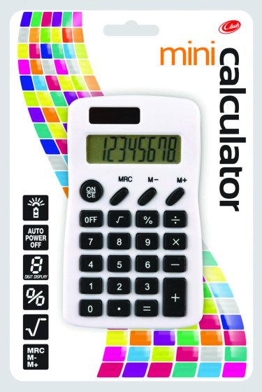 21 CALCULATOR CLUB SOLAR POWER - Image 1