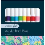PENS ACRYLIC PAINT 10 COLOURS