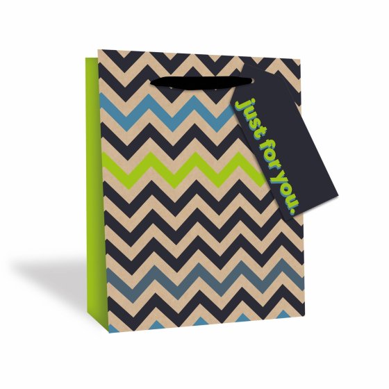 22 GIFT BAG – ZIG ZAG LARGE - Image 1