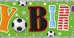 BANNER HAPPY BIRTHDAY FOOTBALL FUN