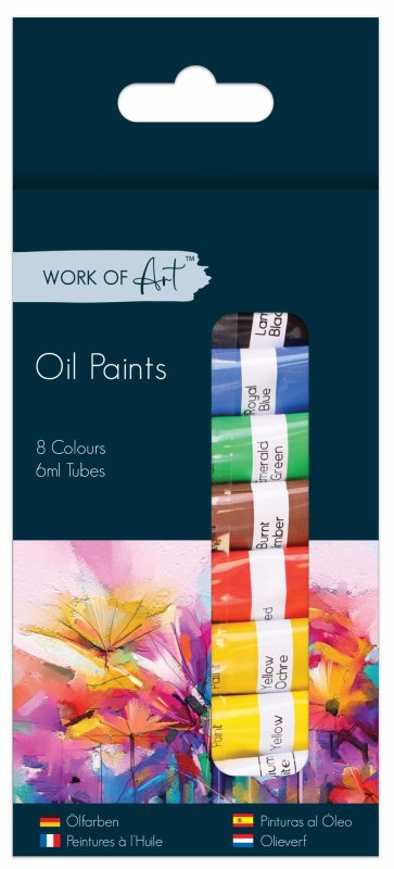 23 PAINTS OIL 8 X 6ML TUBES - Image 1
