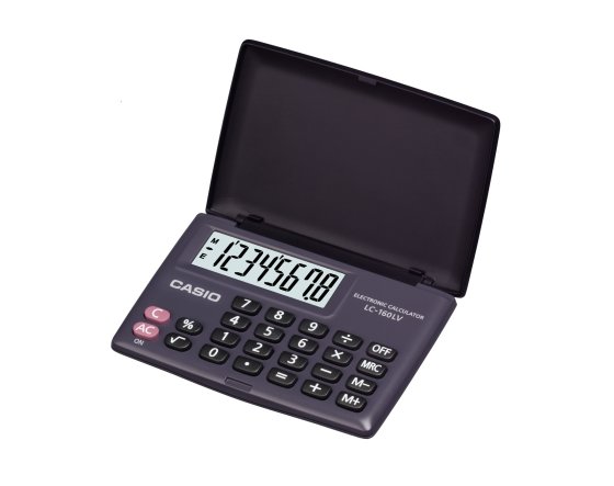 23 CALCULATOR CASIO LC-160LV POCK - Image 1
