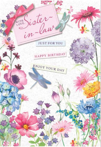 24 BIRTHDAY CARD FOR SISTER-IN-LAW - Image 1