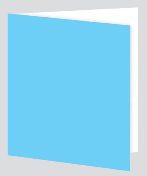 24 PASTEL BLUE PLAIN GIFT TAG - Image 1