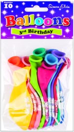 BALLOON PRINTED AGE 3 - Image 2