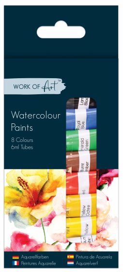 25 PAINTS WATER COLOUR 8 X 6ML T - Image 1