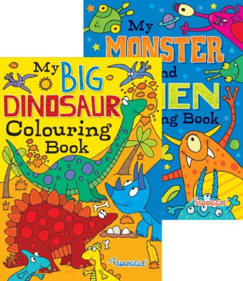 28 COLOURING BOOK – ALIEN MONSTER DESIGN - Image 1